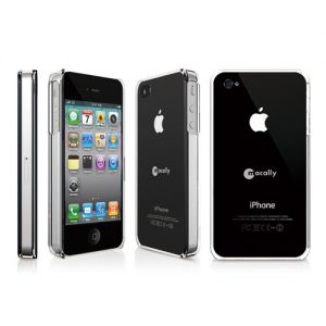 Чехол Macally Metro Protective Case Clear for iPhone 4 (METROCP4)